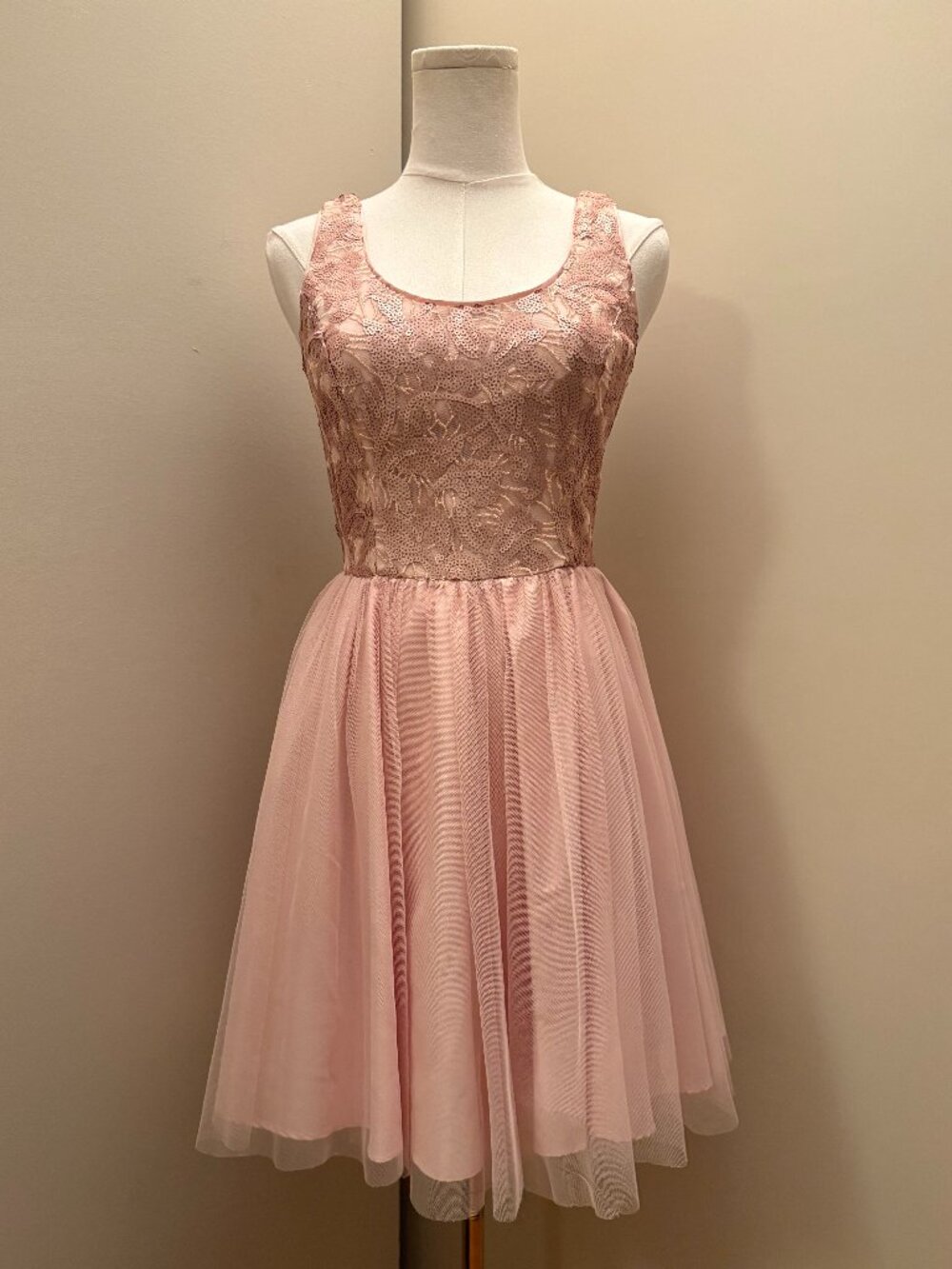Aiden Mattox Fit-and-Flare Cocktail Dress